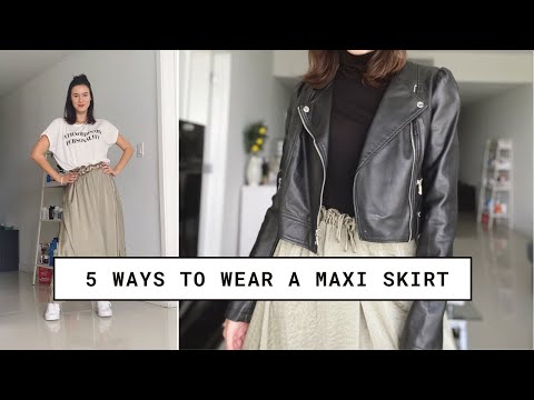 5 Outfits, 1 Maxi Skirt | Different Ways To Style A Maxi Skirt (For All Seasons!)