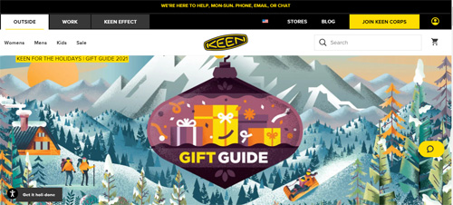 Keen Official Website