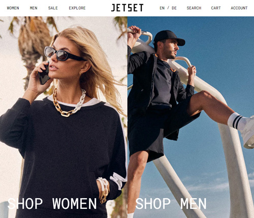 Jetset official website