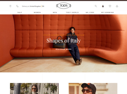 Tods official website