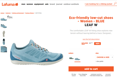 Lafuma official website Leaf womens outdoor shoes