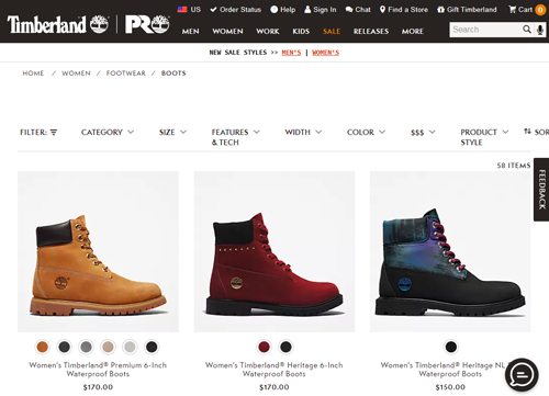 timberland official website womens boots