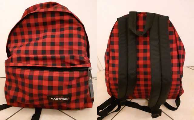 Eastpak Padded Pakr backpack front and back