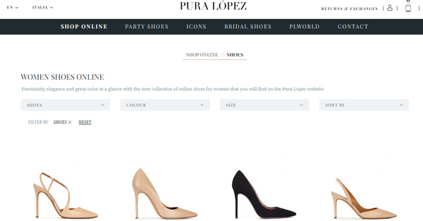 Pura Lopez official website